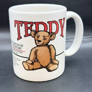 National Museum of American History Ideal Toy Original Teddy Bear Coffee Mug USA